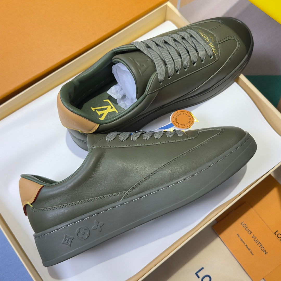 260602 New high-quality thick-soled leather casual sports shoes