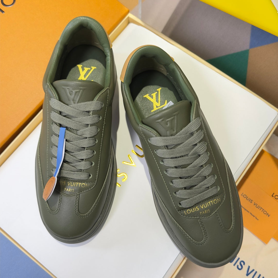 260602 New high-quality thick-soled leather casual sports shoes