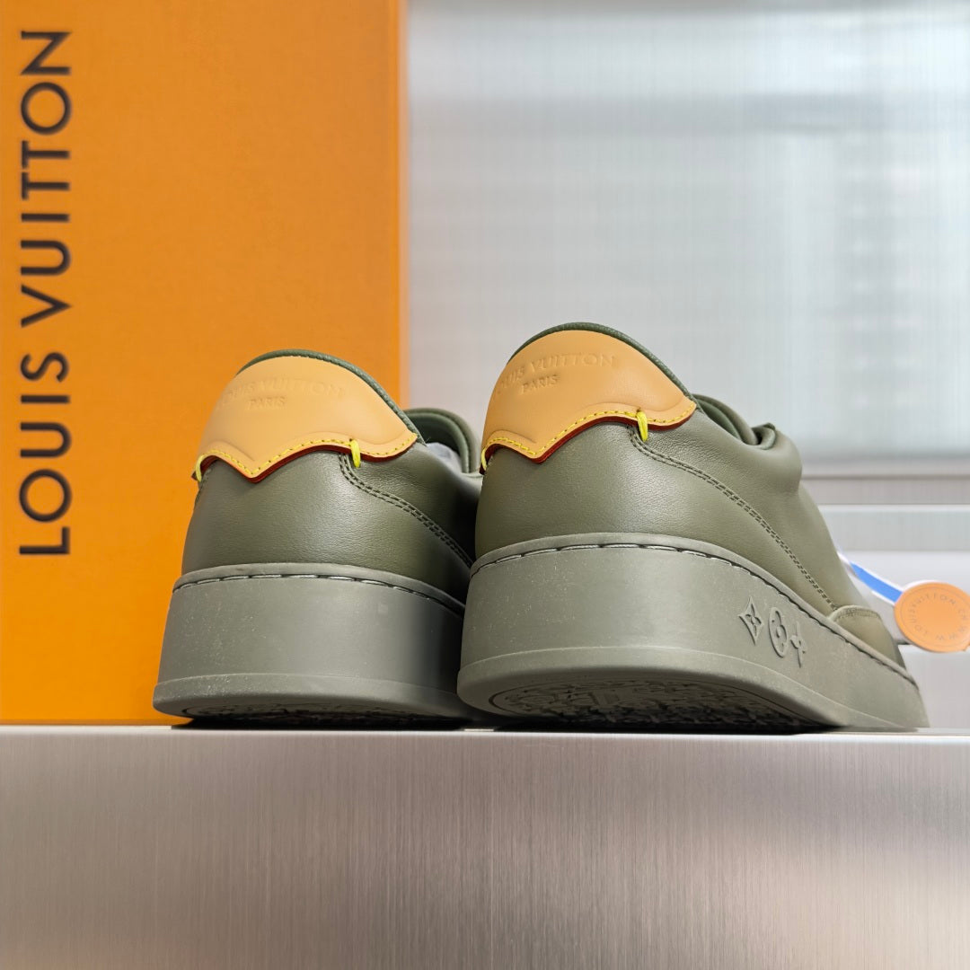 260602 New high-quality thick-soled leather casual sports shoes