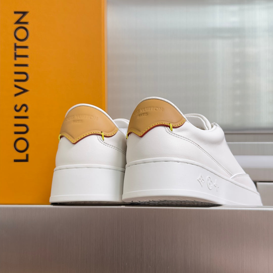 260602 New high-quality thick-soled leather casual sports shoes