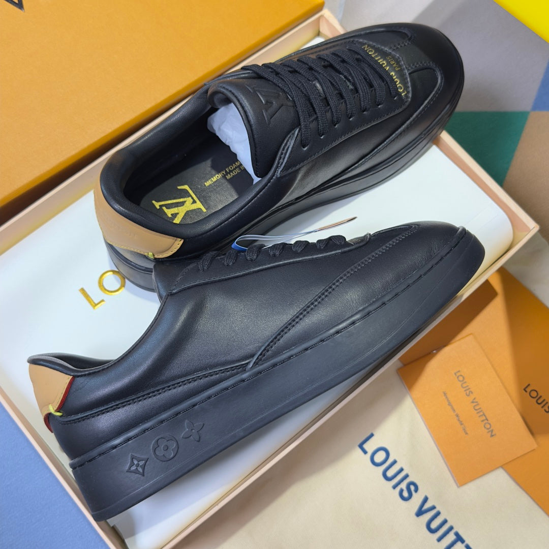 260602 New high-quality thick-soled leather casual sports shoes