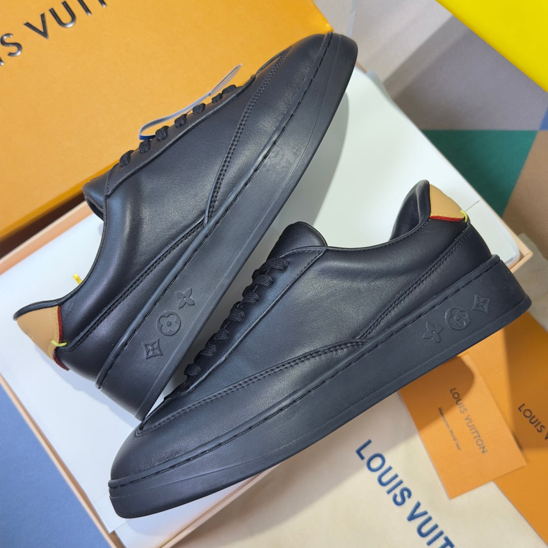 260602 New high-quality thick-soled leather casual sports shoes