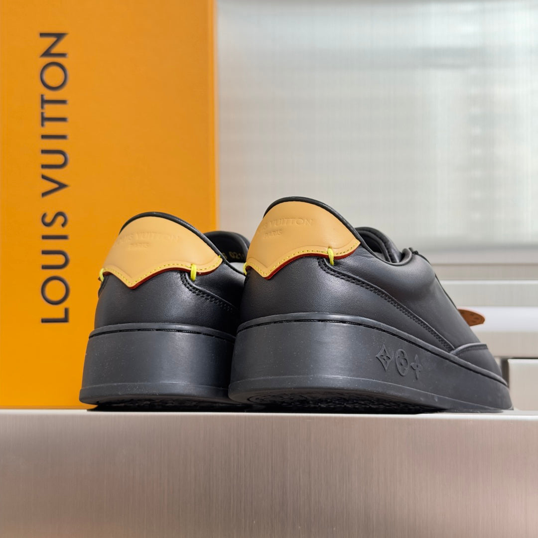 260602 New high-quality thick-soled leather casual sports shoes
