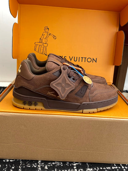 260602 New high-quality genuine leather distressed versatile and fashionable sneakers