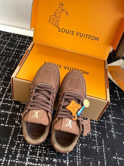 260602 New high-quality genuine leather distressed versatile and fashionable sneakers