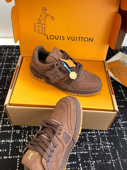 260602 New high-quality genuine leather distressed versatile and fashionable sneakers