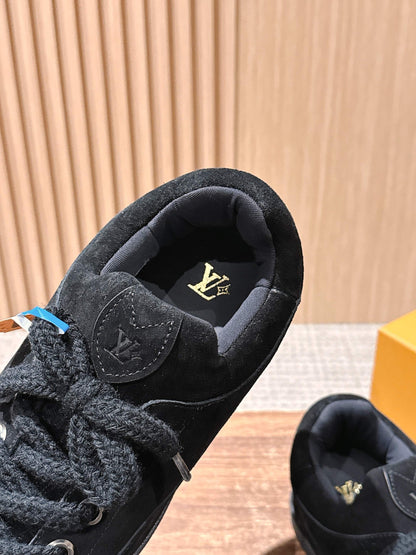 260602 New high-quality plush cowhide warm and cute casual shoes