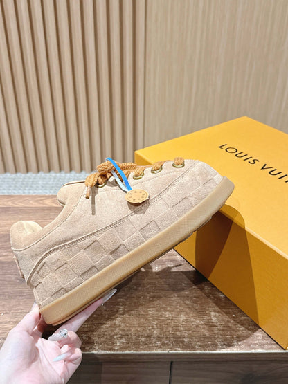 260602 New high-quality plush cowhide warm and cute casual shoes