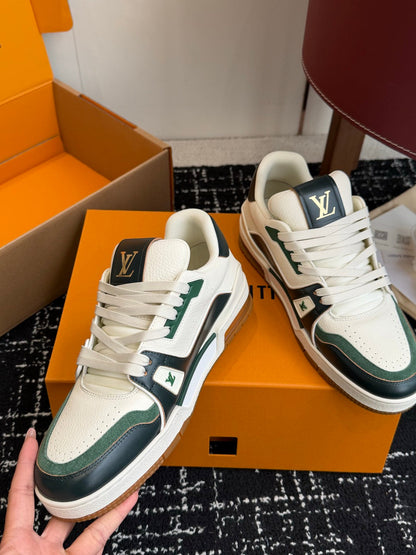 260602 New high-quality and stylish leather-layered sport shoes