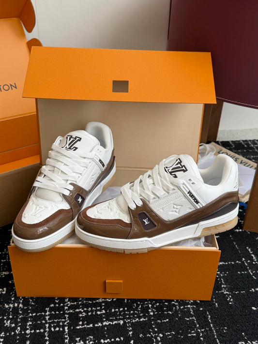 260602 New high-quality and stylish leather-layered sport shoes