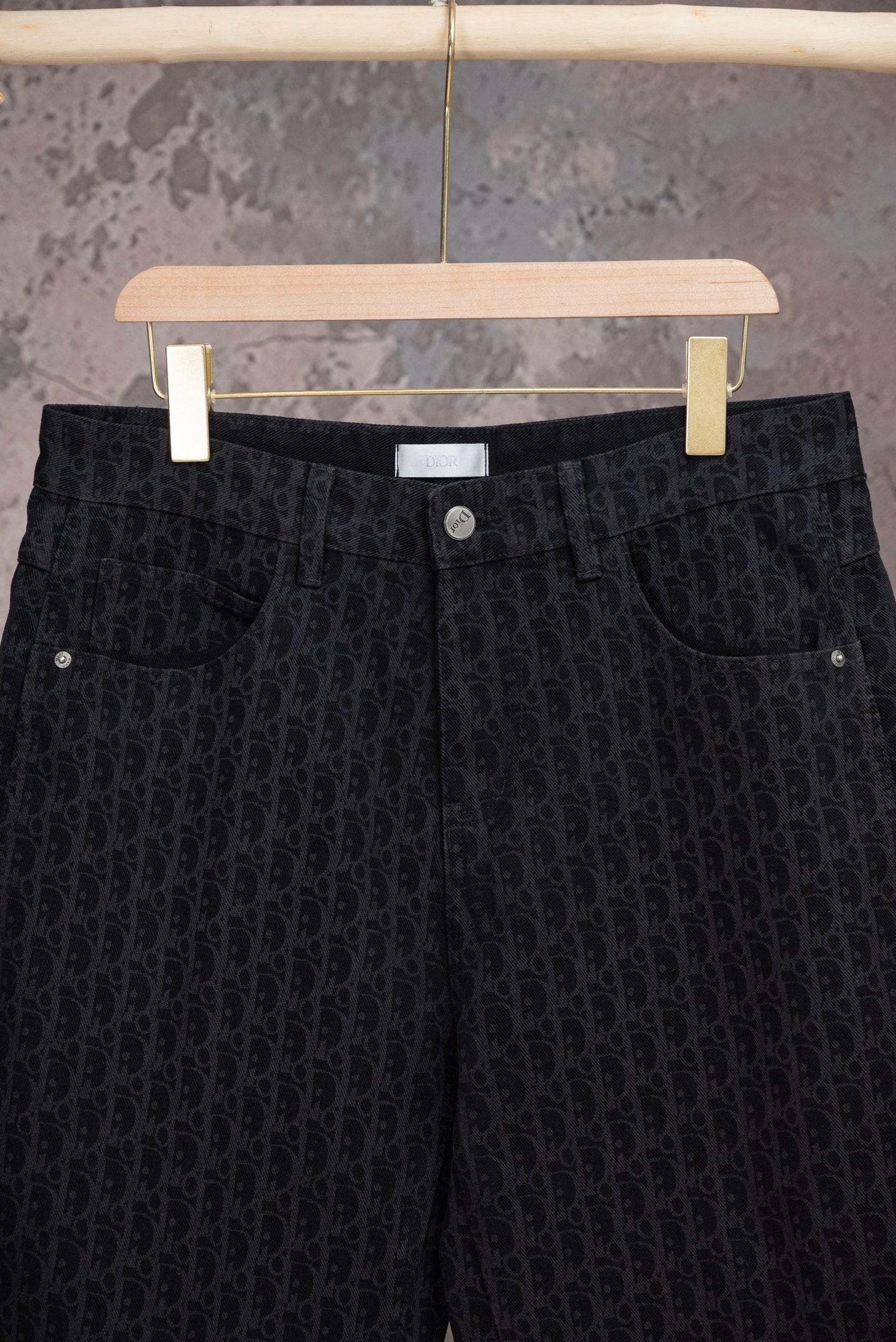 260602 New high-quality full-print straight-leg five-inch denim shorts