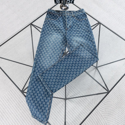 260610 New high-quality heavy-duty washed denim pants