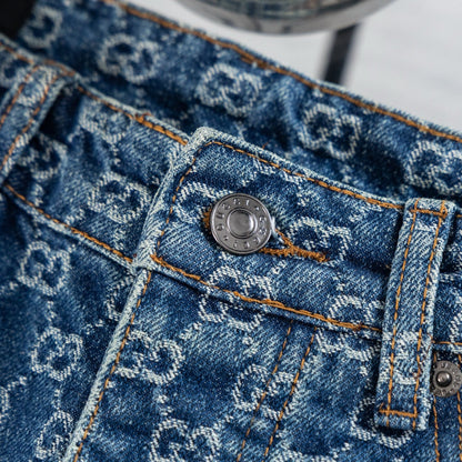 260610 New high-quality heavy-duty washed denim pants