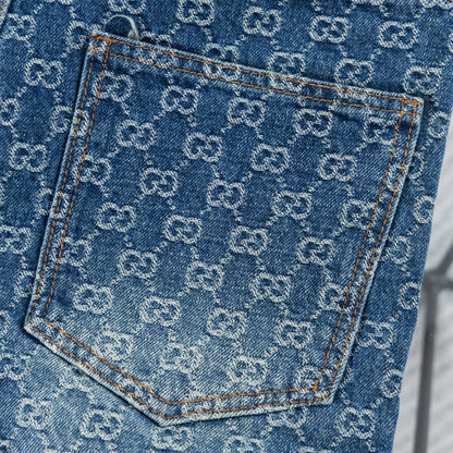 260610 New high-quality heavy-duty washed denim pants