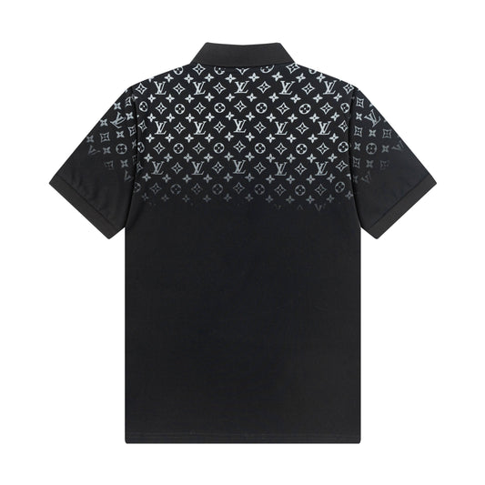260610 New high-quality gradient-printed polo shirt