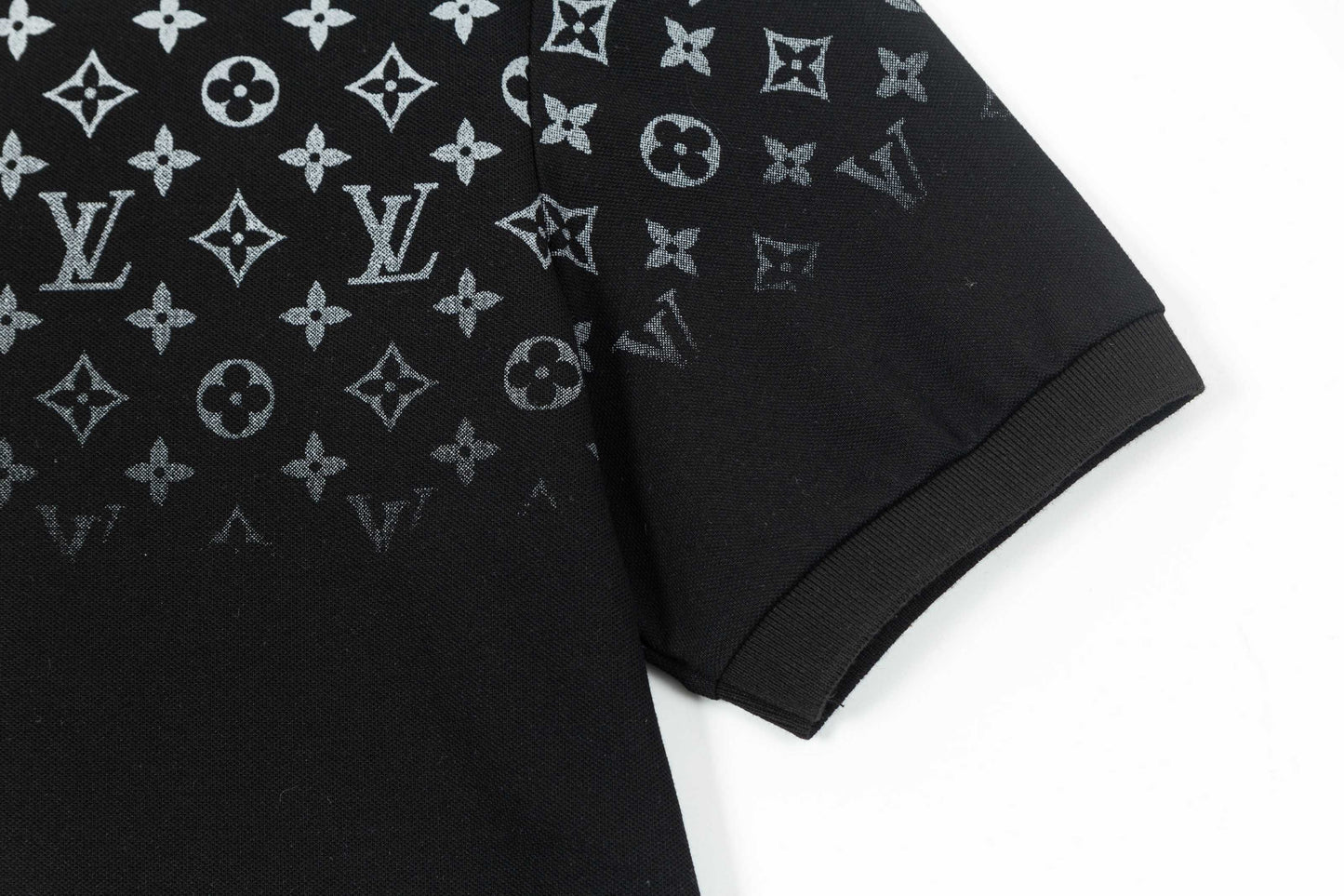 260610 New high-quality gradient-printed polo shirt