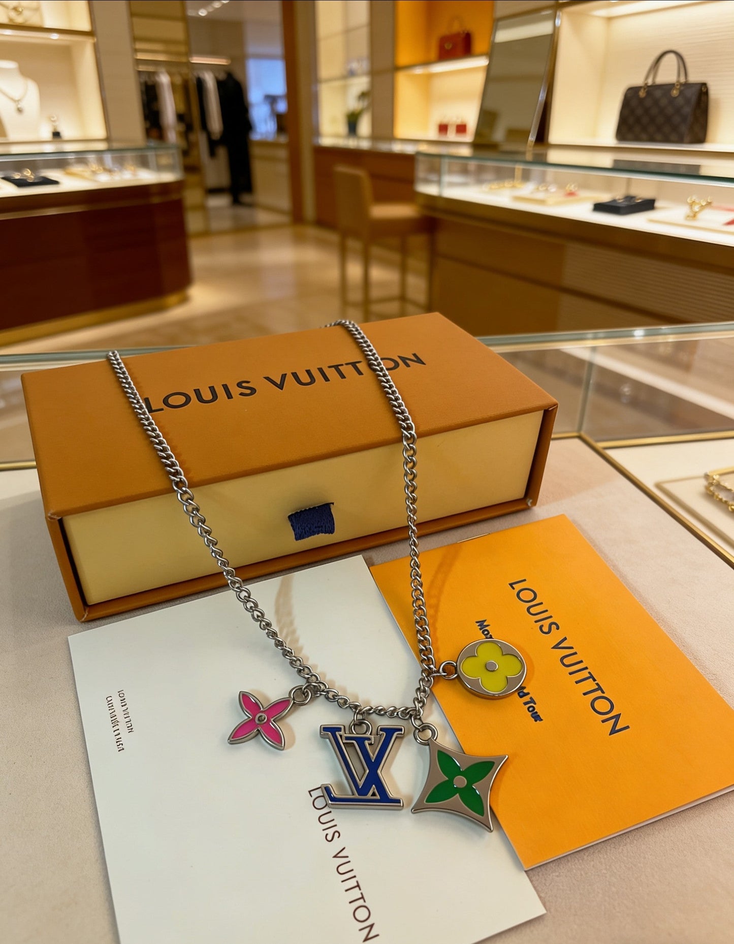 260610 New floral pendant necklace