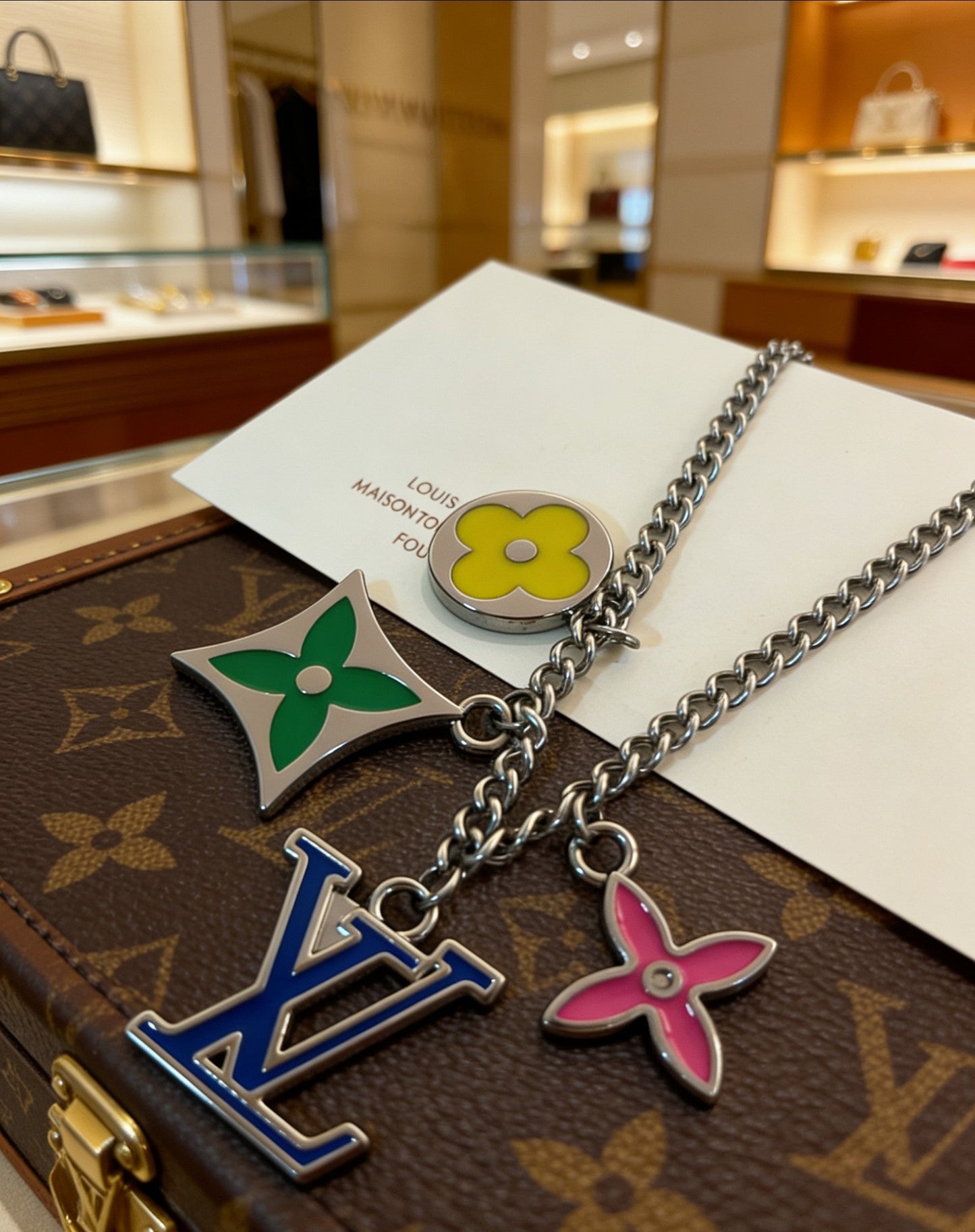 260610 New floral pendant necklace