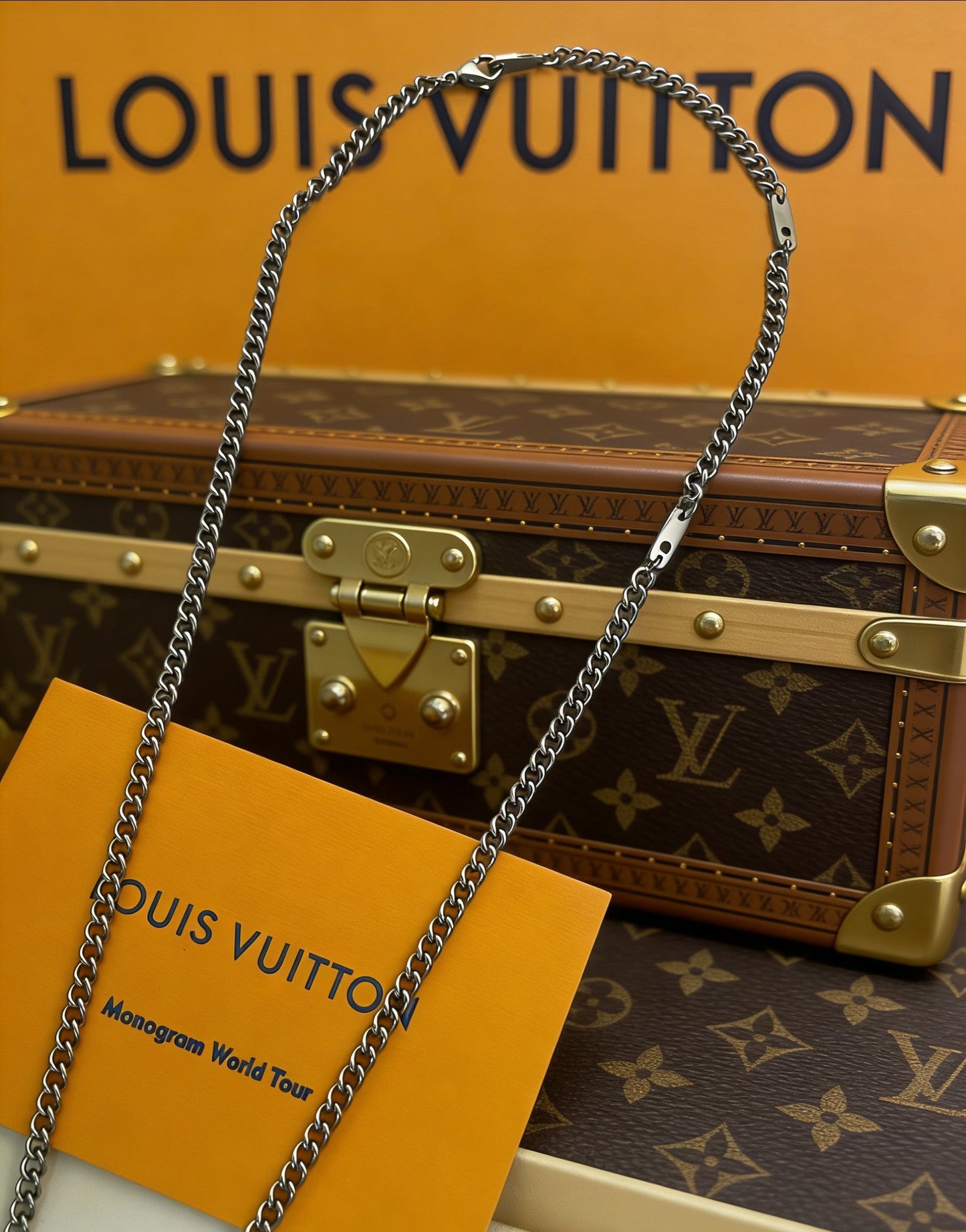 260610 New style lock chain necklace