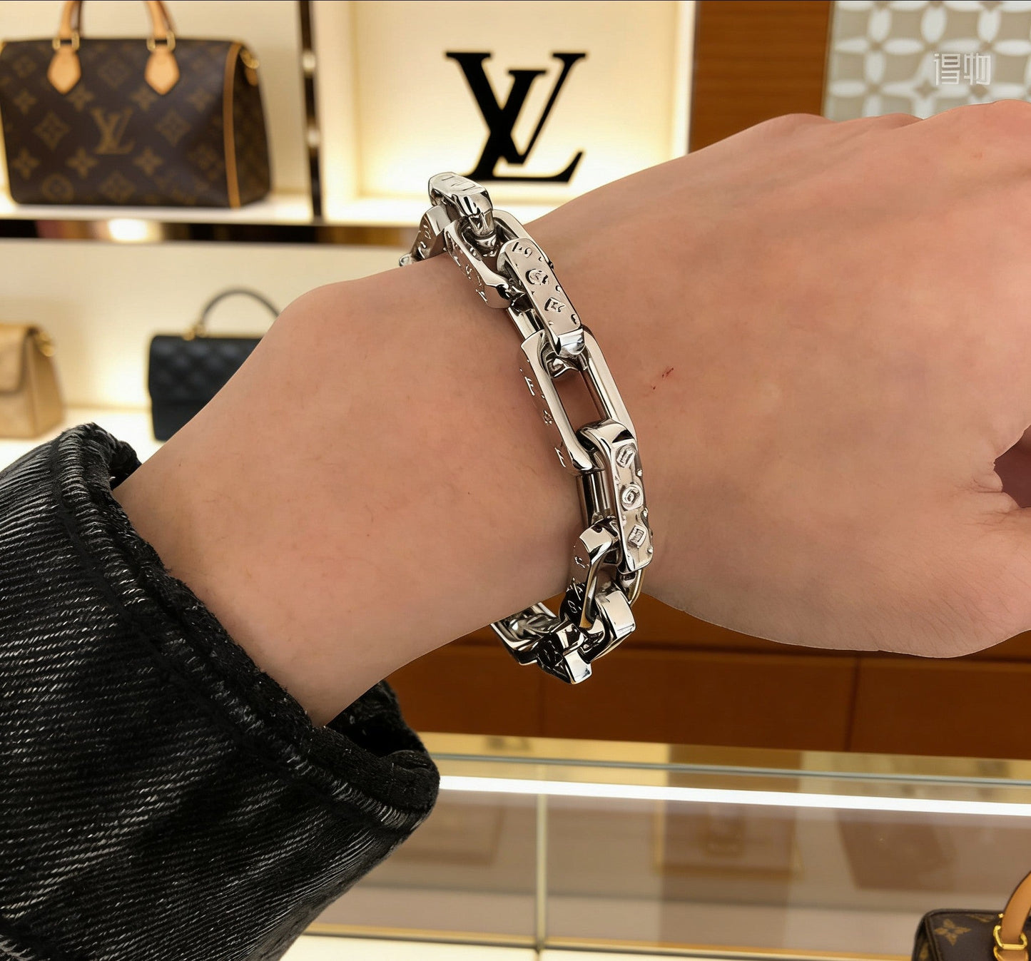 260610 New pure black quenched bamboo-shaped bracelet