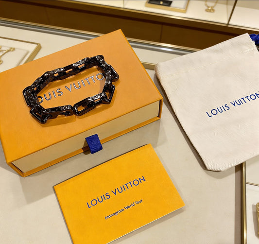 260610 New pure black quenched bamboo-shaped bracelet