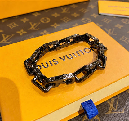 260610 New pure black quenched bamboo-shaped bracelet