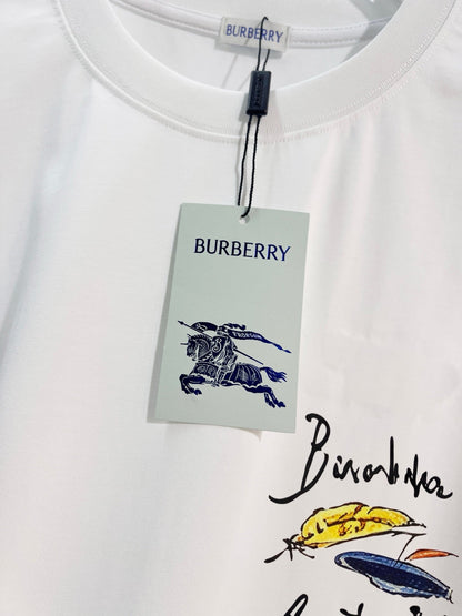 260610 New high-quality feather-printed T-shirt
