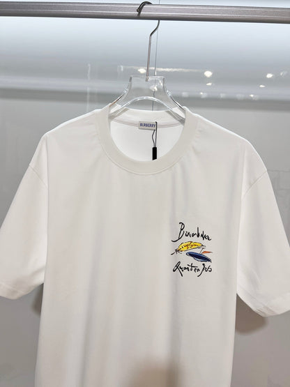260610 New high-quality feather-printed T-shirt