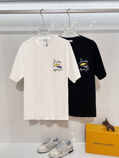 260610 New high-quality feather-printed T-shirt