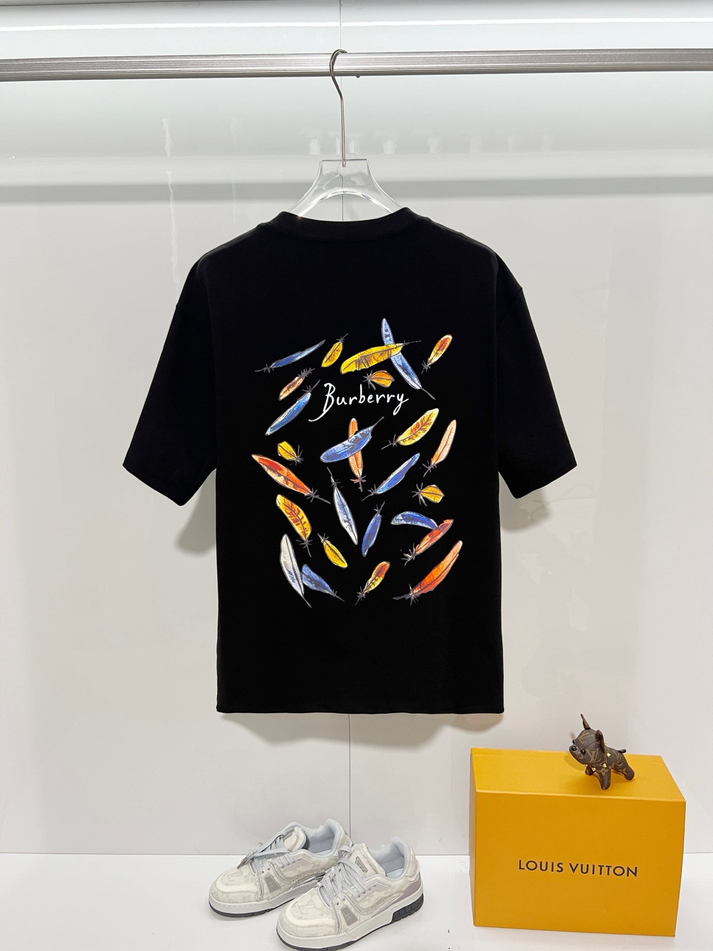 260610 New high-quality feather-printed T-shirt