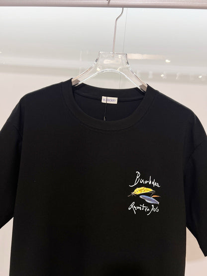 260610 New high-quality feather-printed T-shirt