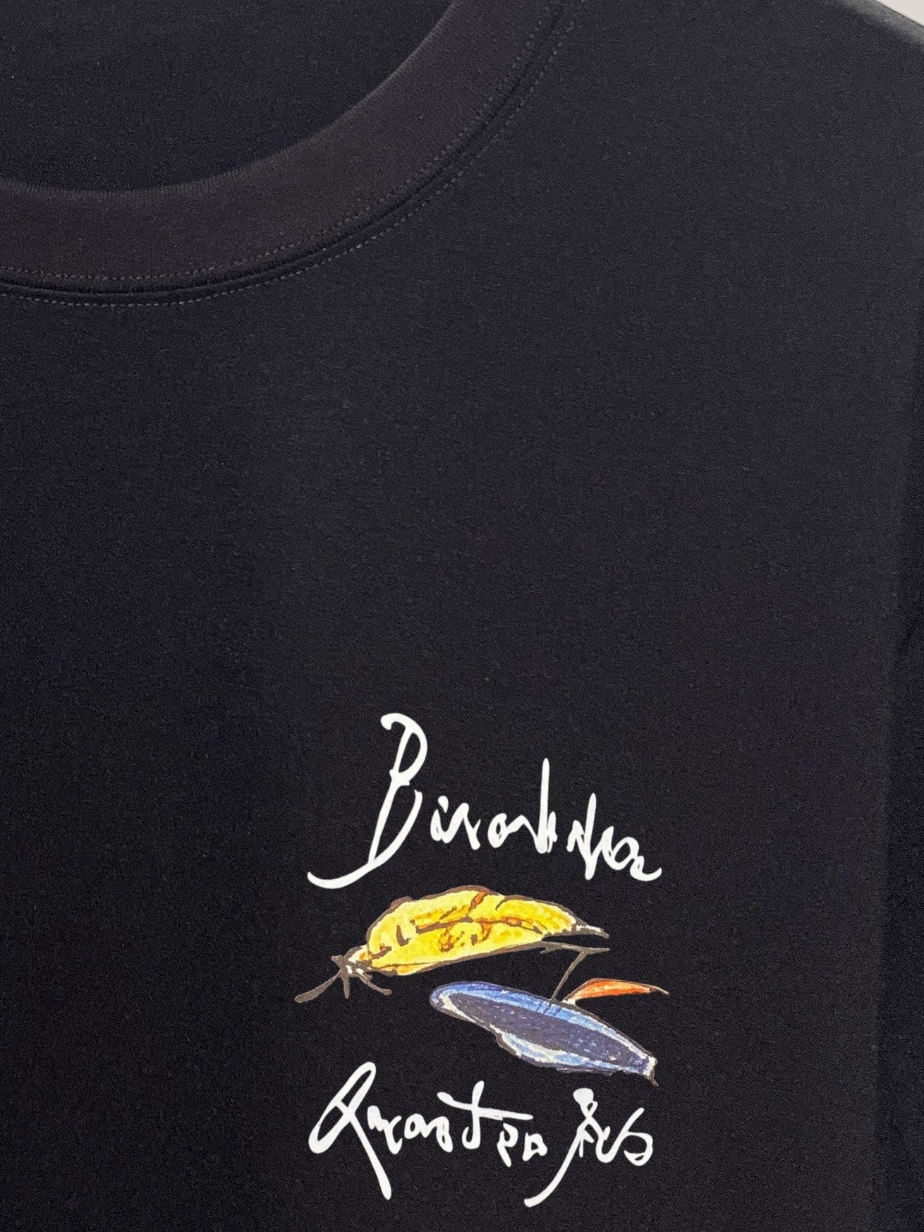 260610 New high-quality feather-printed T-shirt