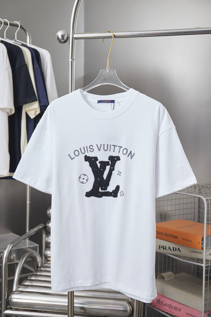 260610 New high-quality classic letter multi-embroidery T-shirt