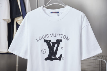 260610 New high-quality classic letter multi-embroidery T-shirt