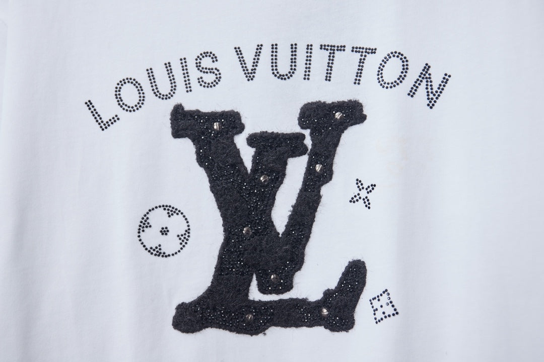 260610 New high-quality classic letter multi-embroidery T-shirt
