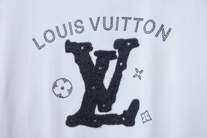 260610 New high-quality classic letter multi-embroidery T-shirt
