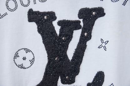 260610 New high-quality classic letter multi-embroidery T-shirt