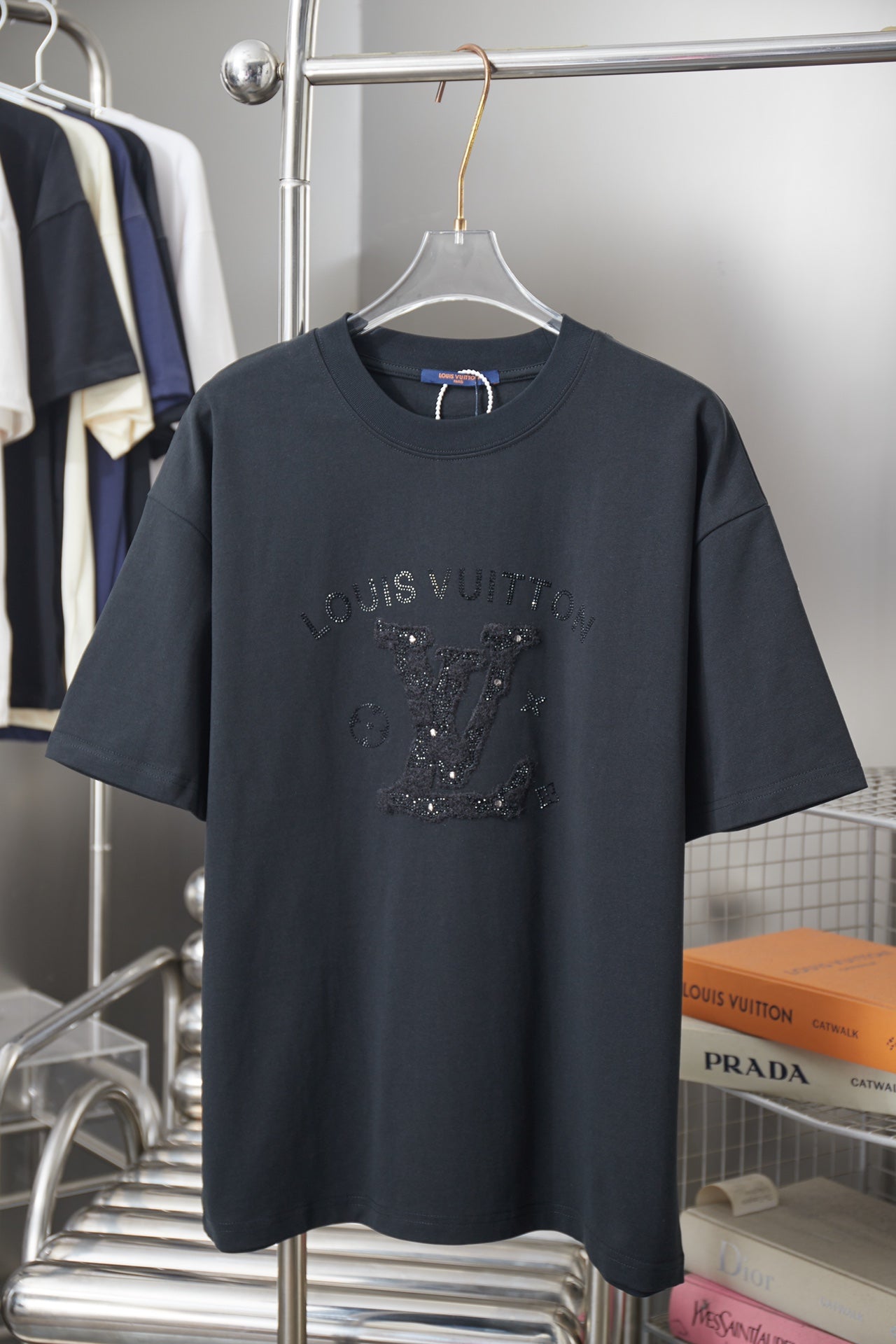 260610 New high-quality classic letter multi-embroidery T-shirt