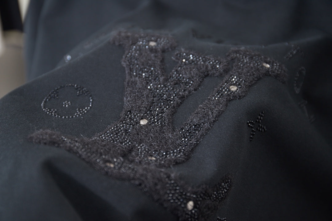 260610 New high-quality classic letter multi-embroidery T-shirt