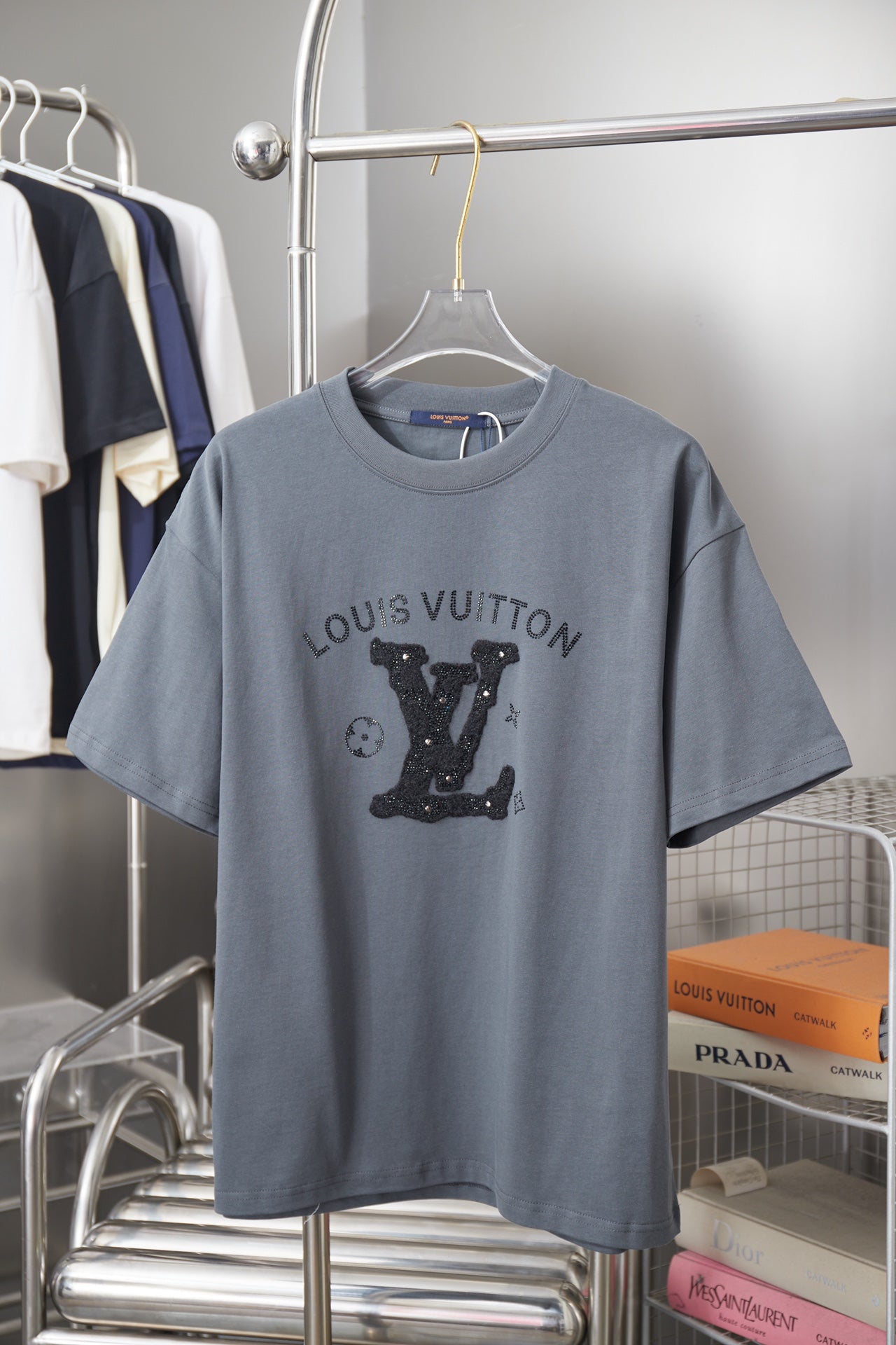 260610 New high-quality classic letter multi-embroidery T-shirt