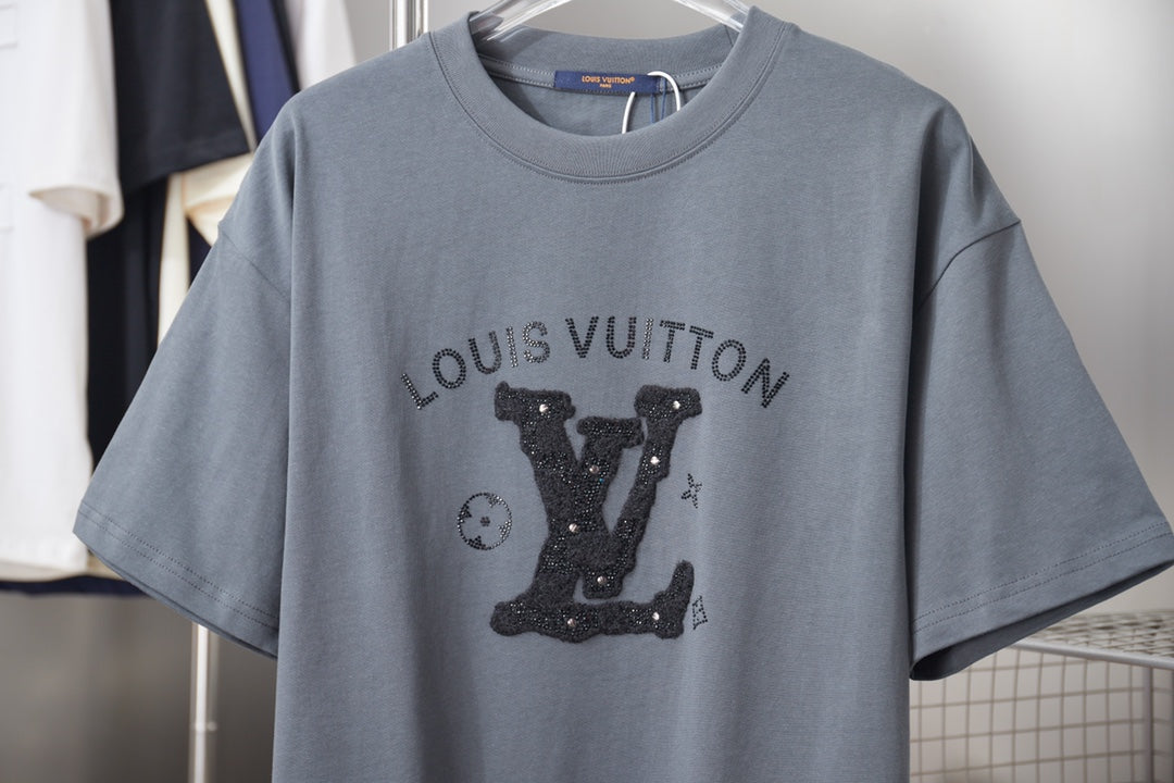 260610 New high-quality classic letter multi-embroidery T-shirt