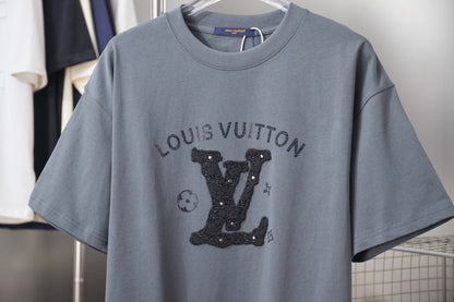 260610 New high-quality classic letter multi-embroidery T-shirt