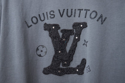 260610 New high-quality classic letter multi-embroidery T-shirt