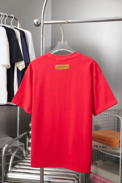260610 New high-quality classic letter multi-embroidery T-shirt