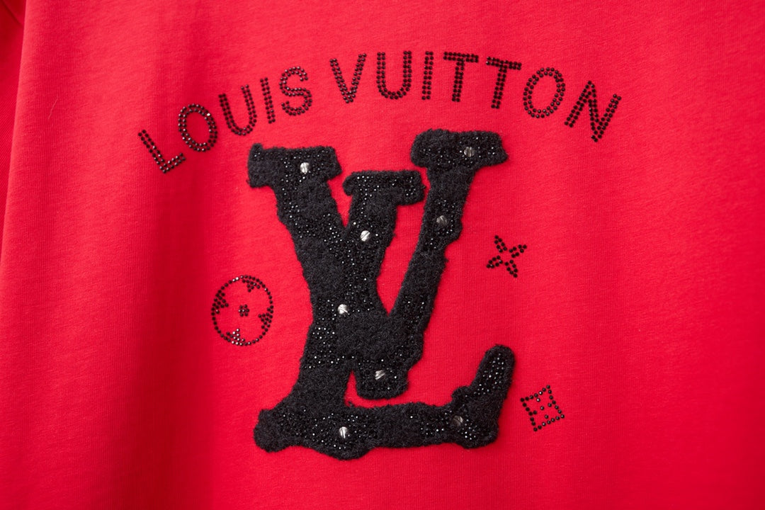 260610 New high-quality classic letter multi-embroidery T-shirt