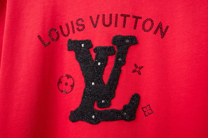 260610 New high-quality classic letter multi-embroidery T-shirt