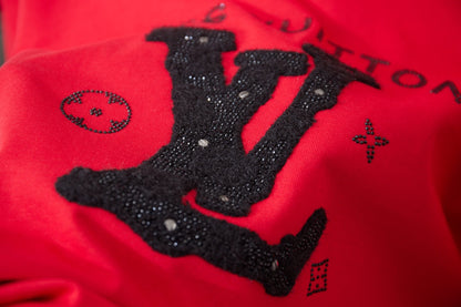 260610 New high-quality classic letter multi-embroidery T-shirt