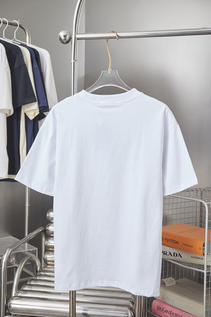 260610 New high-quality classic letter silicone t-shirt
