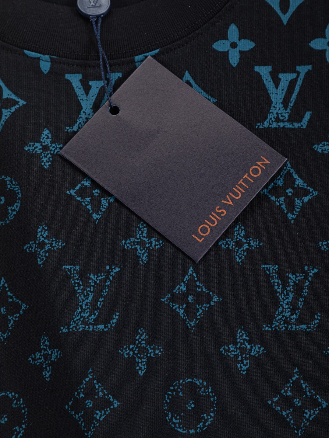 260610 New high-quality gradient jacquard logo crew-neck printed T-shirt