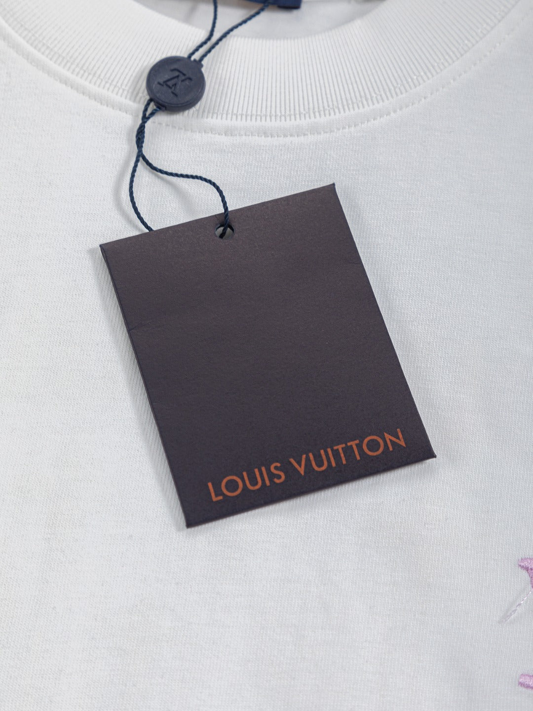 260610 New high-quality simple-color letter fringed T-shirt for the chest area
